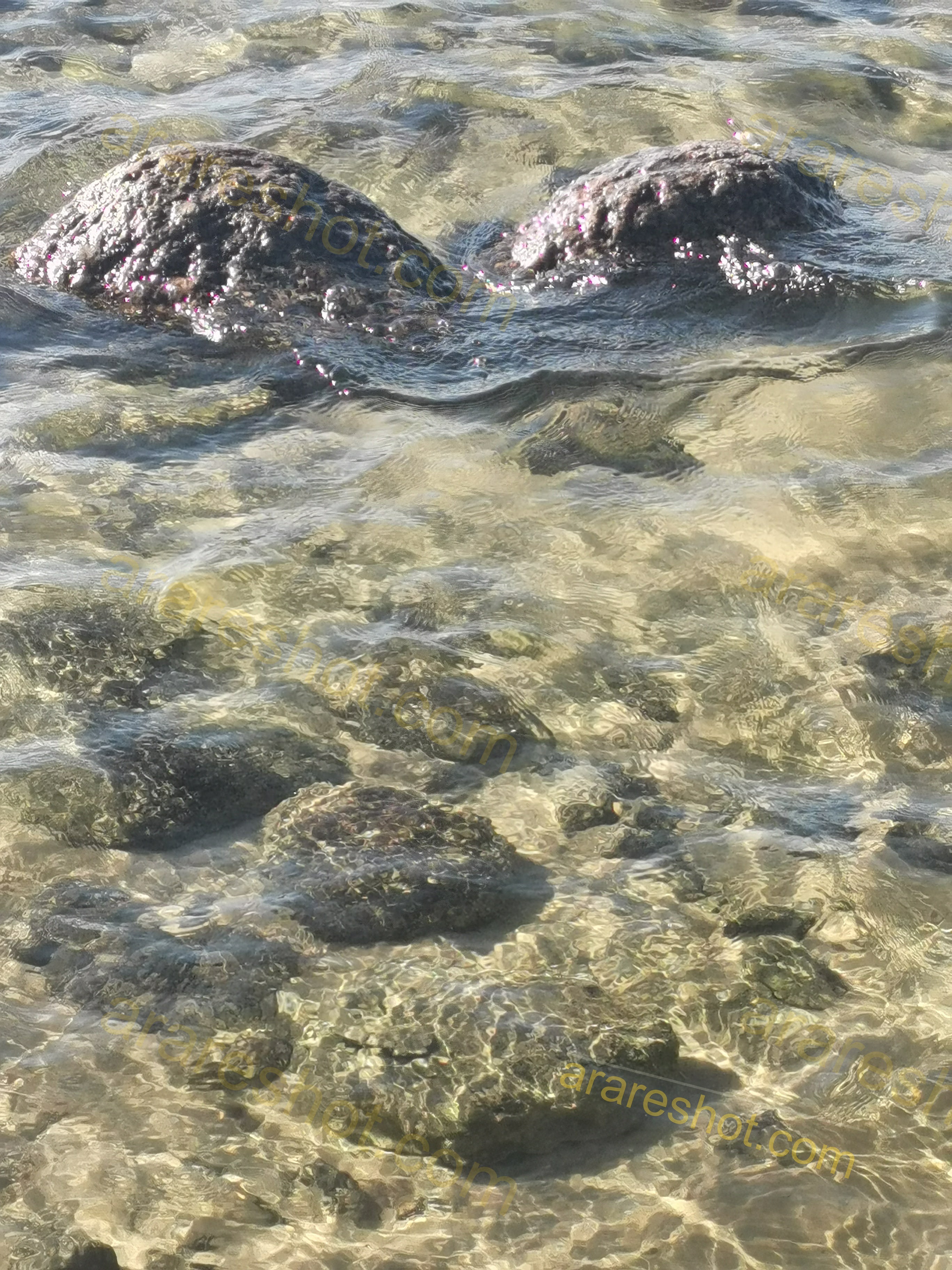 Rocks Under Clear Water