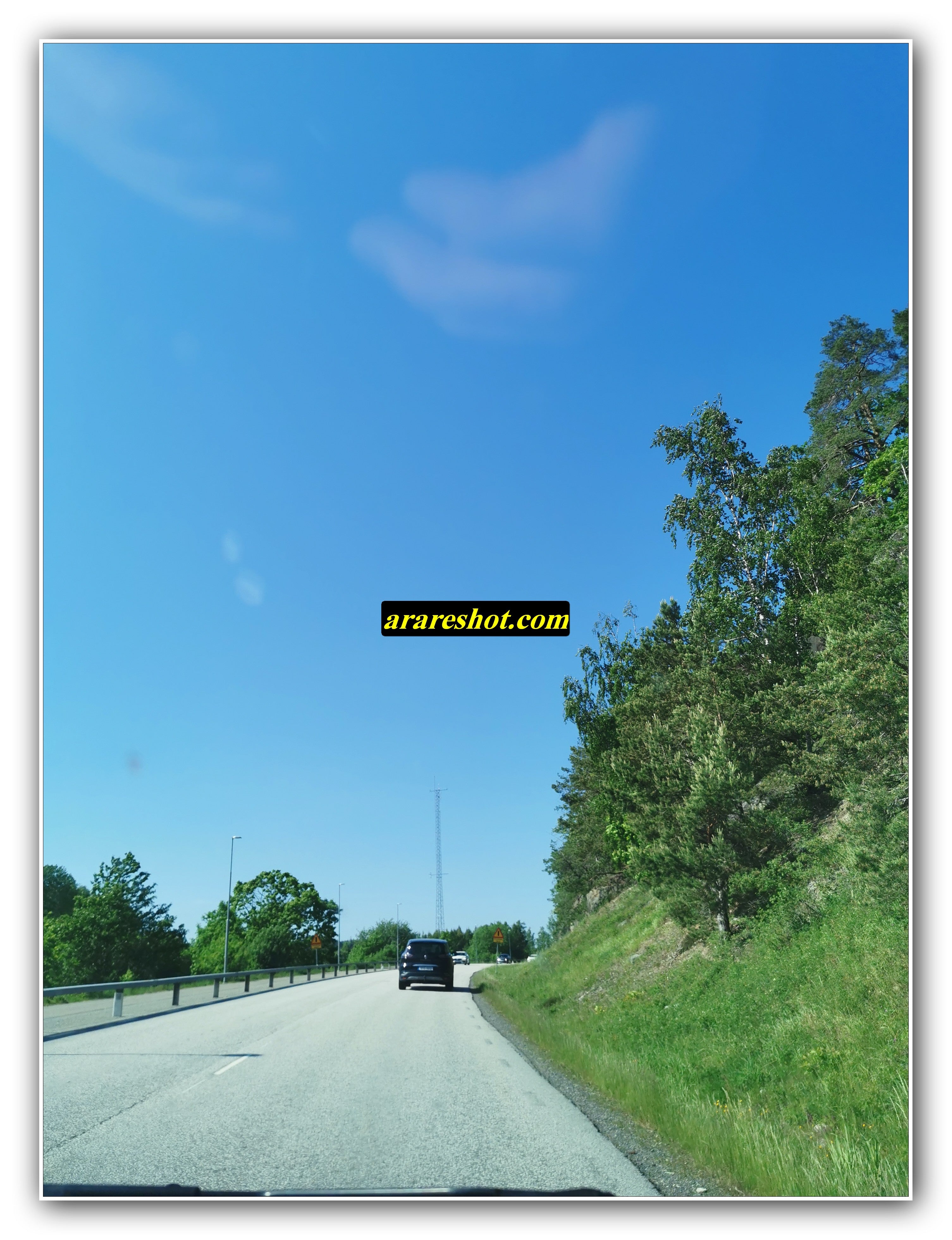 Driving on a Sunny Countryside Road