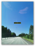 Open Highway Stretch Under Clear Blue Sky
