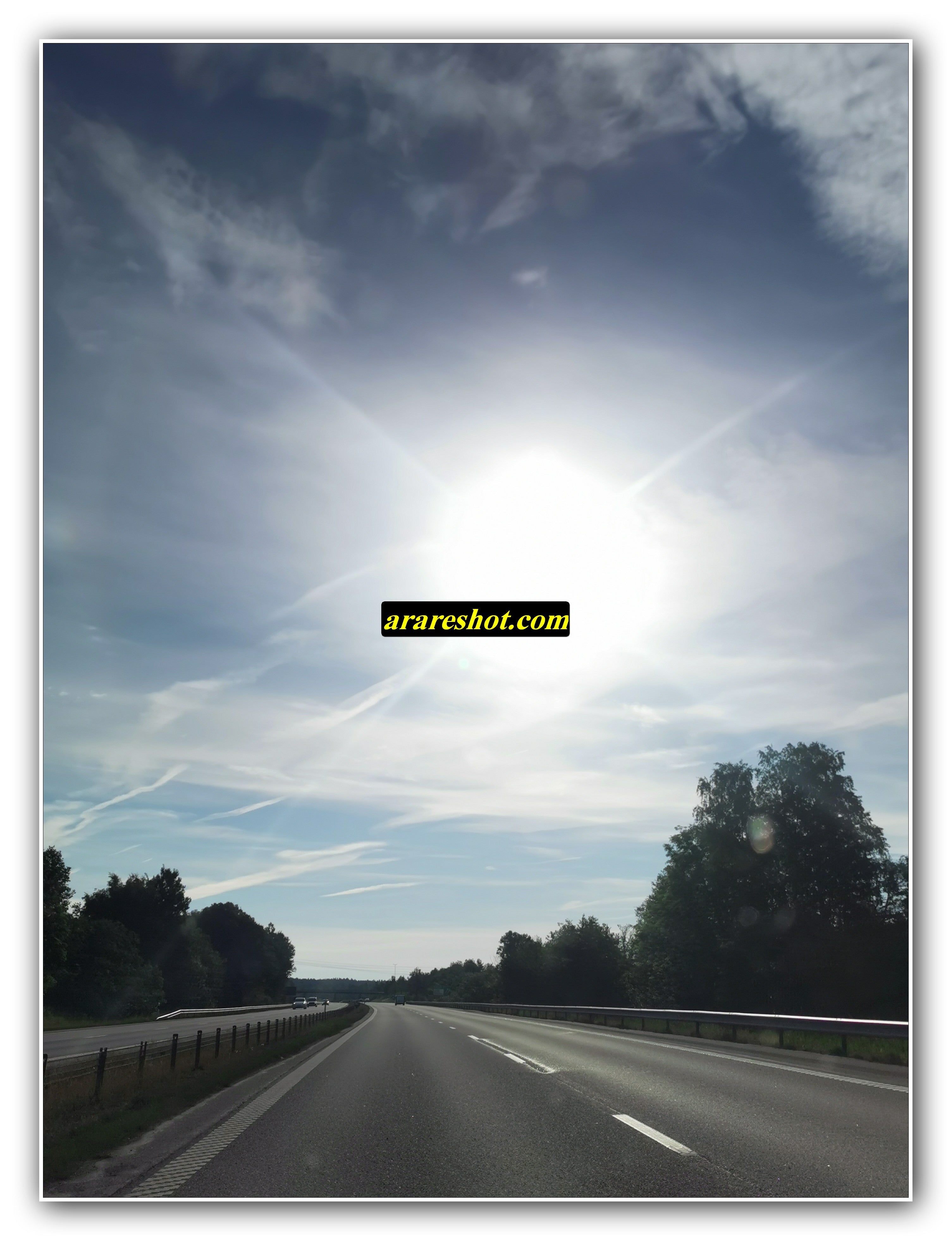 Open Highway Under Bright Sun