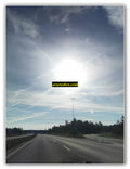 Bright Highway with Sunlit Sky