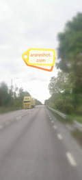 Yellow Truck on Open Road