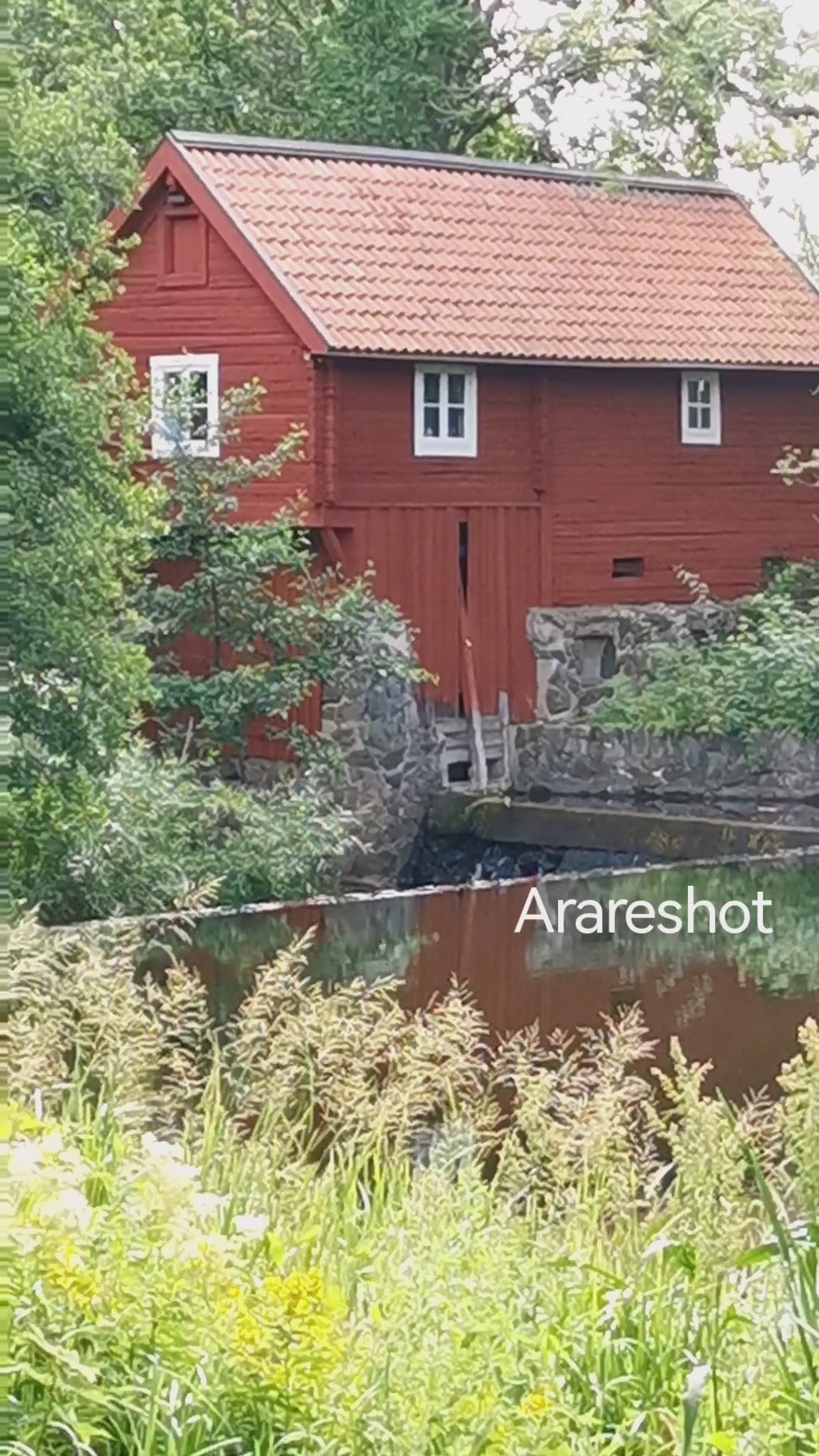 Swedish Red Cottage by the Water | Nature Video Reel | AraReShot