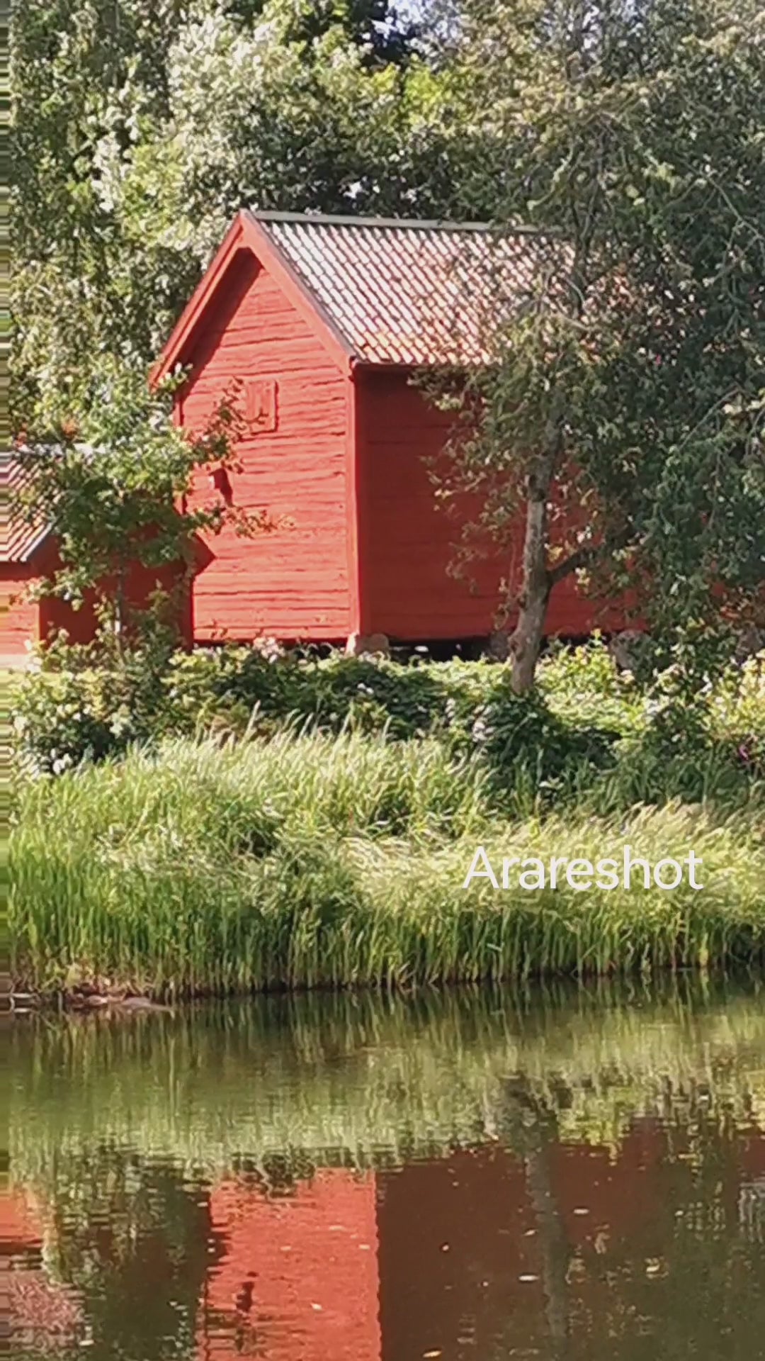 Traditional Swedish Red Cottage | Nature Video Reel | AraReShot